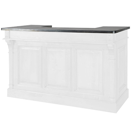 Antique White Bistro Bar