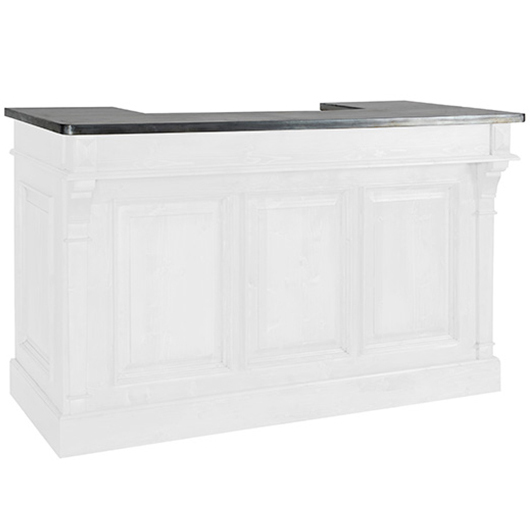 Antique White Bistro Bar