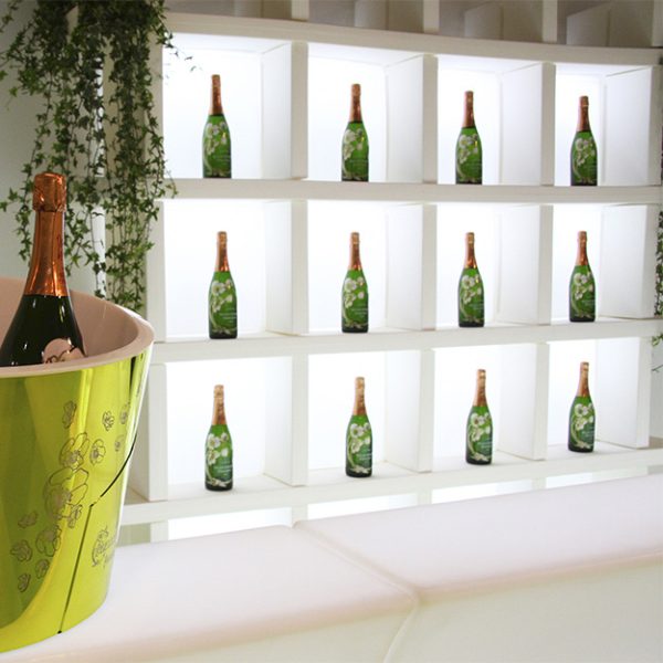 Grid Bar Back - White