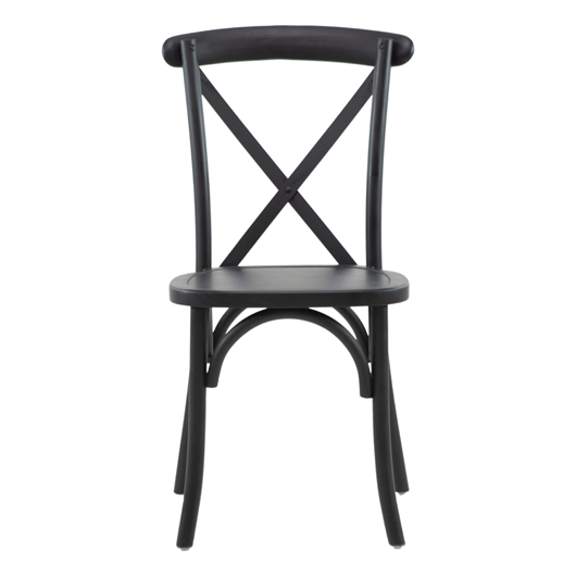 Black Cross Back Chair