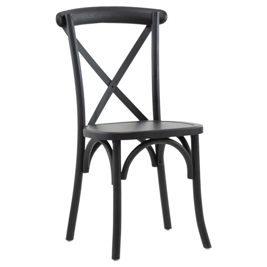 Black Cross Back Chair