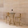 Gold Dorsia Bar Stool