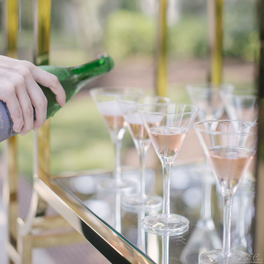 Gold Regency Bar Back