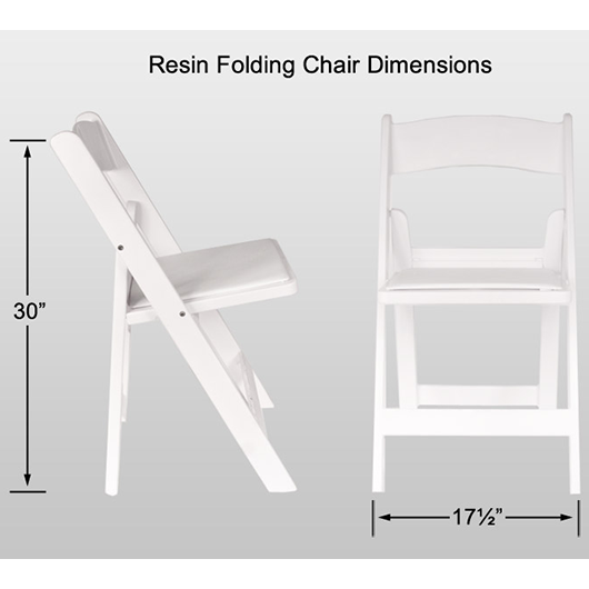 White Folding Chair