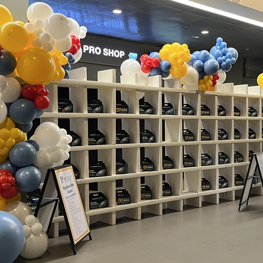 Grid Bar Back - White