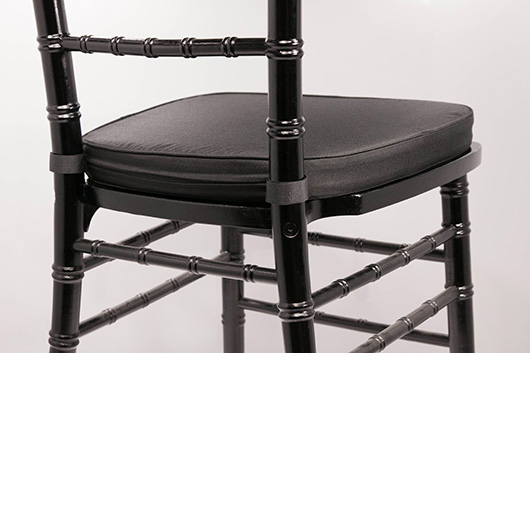 Black Poly-Twill Cushion Black Poly-Twill Cushion