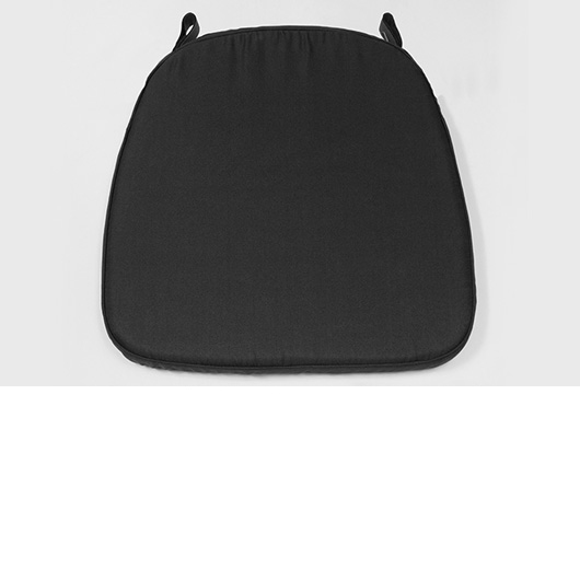 Black Poly-Twill Cushion Black Poly-Twill Cushion