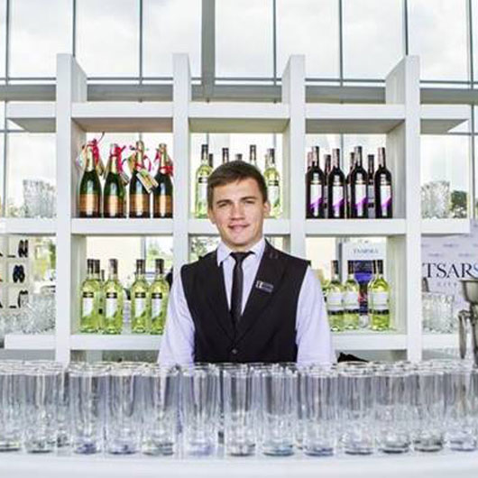 Grid Bar Back - White