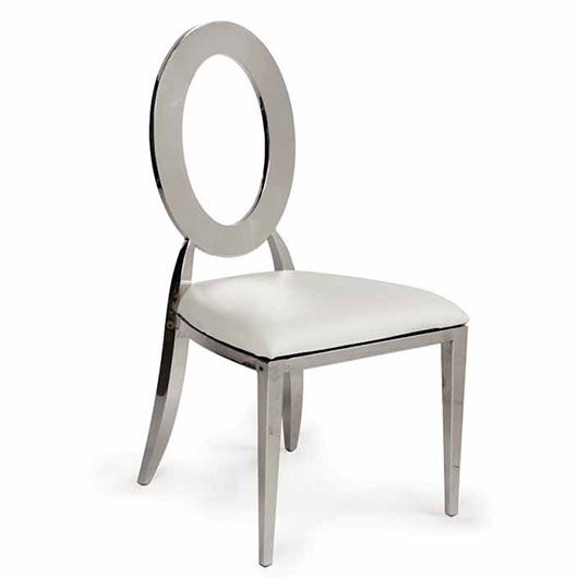 Dorsia Silver Reception Chair