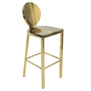 Gold Dorsia Bar Stool