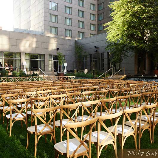 Natural Cross Back Chair