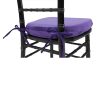 Purple Velvet Chiavari Cushion Purple Velvet Chiavari Cushion
