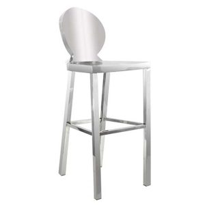 Silver Dorsia Bar Stool