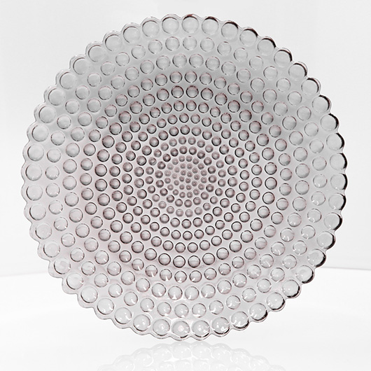 smokey glass plate - Charger Plate