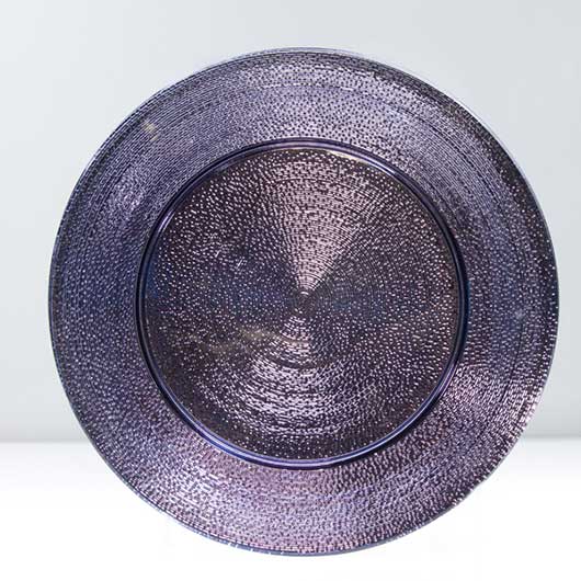 Violet Purple Charger Plate - Chiavari Chairs