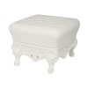 Verona White Pouf