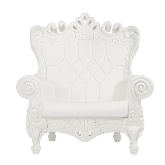 White throne chair - VF
