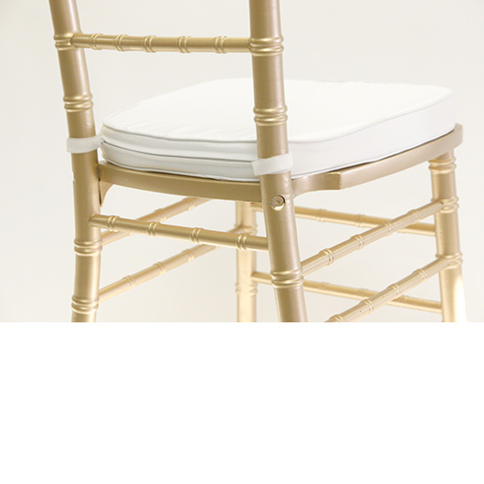 White Poly-Twill Cushion