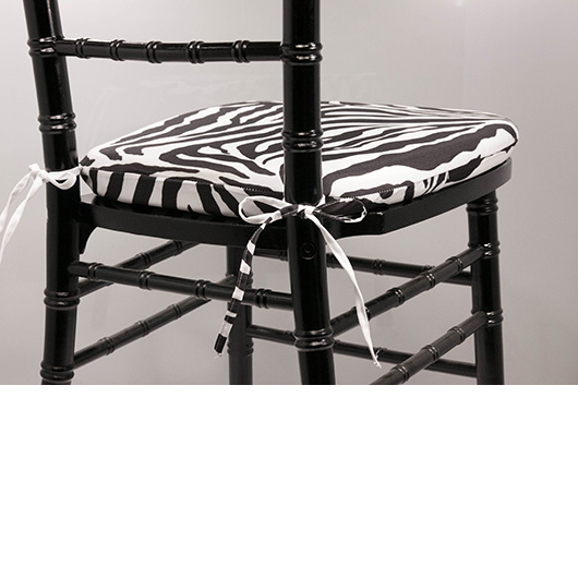 Zebra Chiavari Cushion Zebra Chiavari Cushion