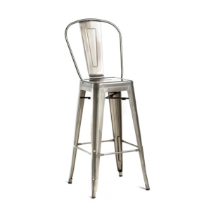 Chelsea Nickel Bar Stool