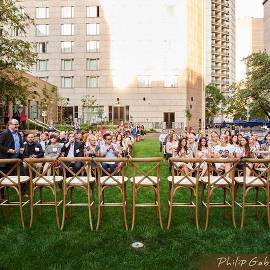 Natural Cross Back Bar Stool