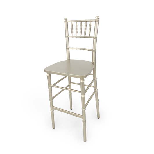 Metallic Champagne Chiavari Bar Stool