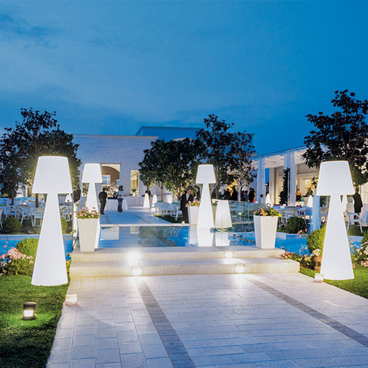 Led Light Floor Martini Lamp