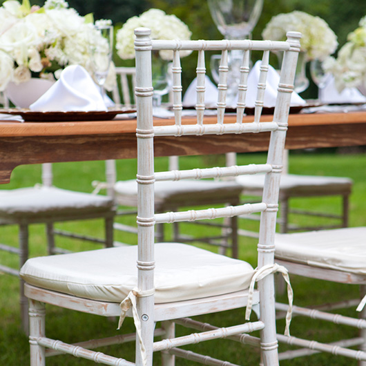 Whitewash Chiavari Bar Stool