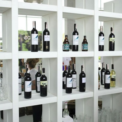 Grid Bar Back - White