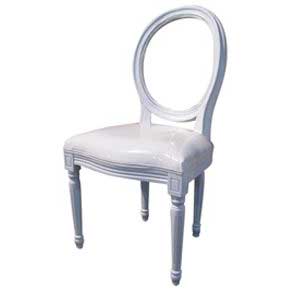 White Louis Chair