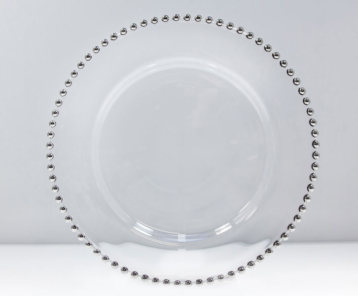 Silver Belmont Charger Plate