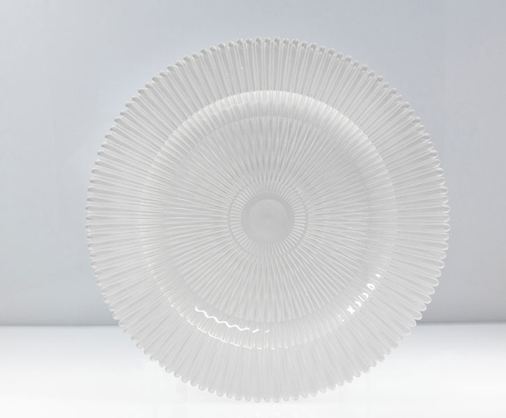 White Glamour Charger Plate