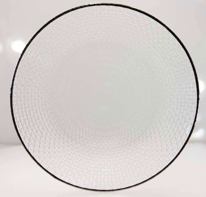 Silver Moravian Charger Plate