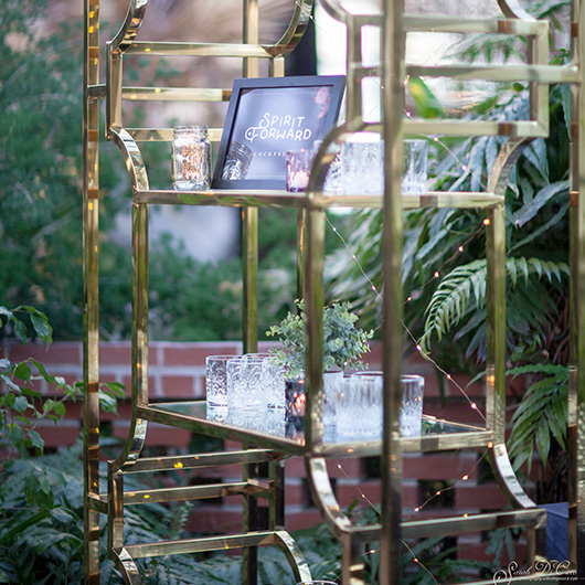 Gold Regency Bar Back