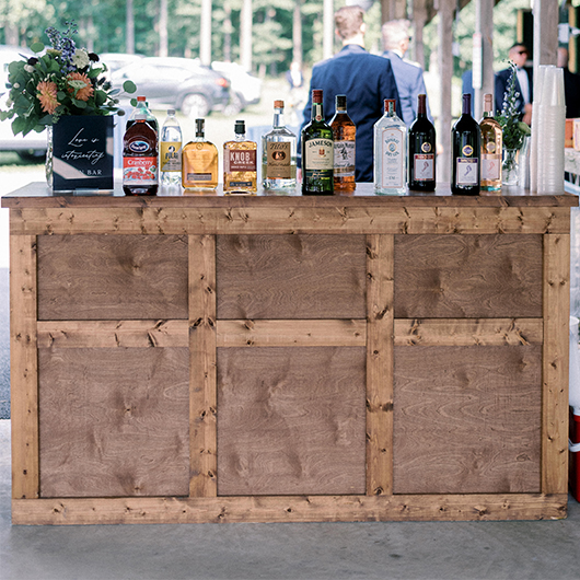 Rustic Bar 6ft - Large