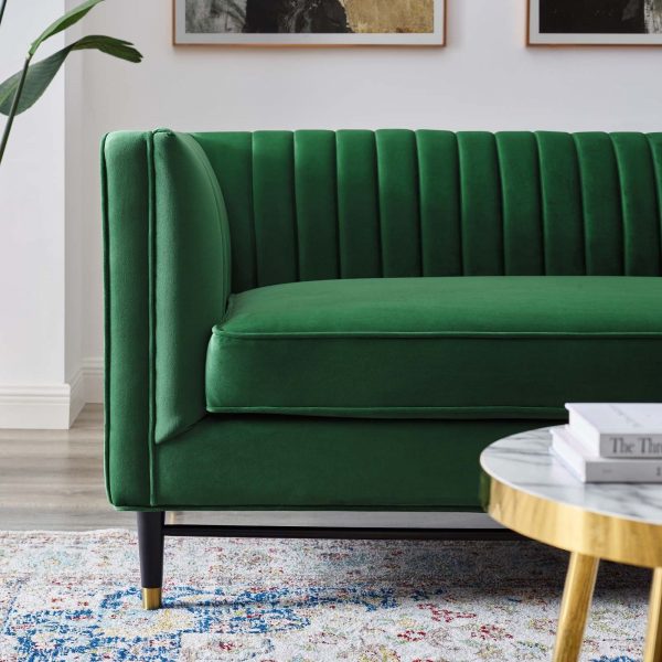Elliot Sofa - Emerald 75"