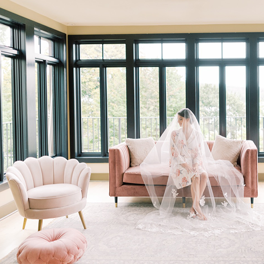 Elaine Chair - Blush Pink