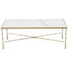 Delancey Marble Coffee Table - Brass Delancey Marble Coffee Table - Brass