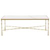 Delancey Marble Coffee Table - Brass Delancey Marble Coffee Table - Brass
