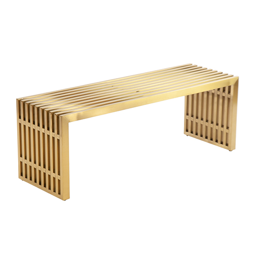 Modernist Bench - Gold Modernist Bench - Gold