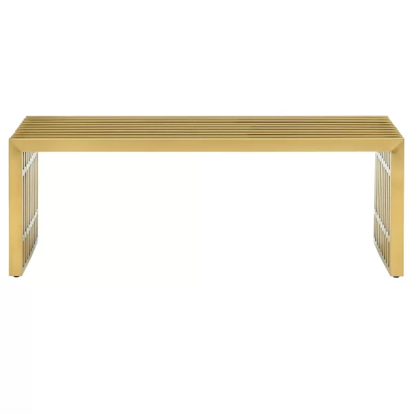 Modernist Bench - Gold Modernist Bench - Gold