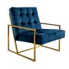 Maurice Armchair - Blue Sapphire
