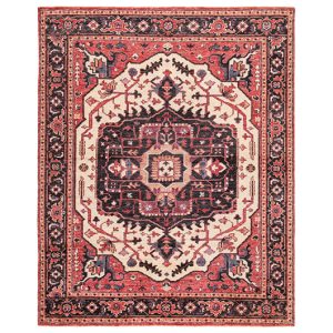 Red Medallion Rug 6x9 (2)