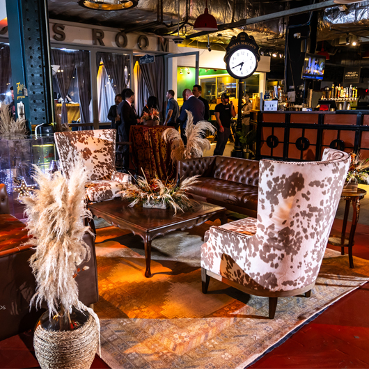 Wingback Chair - Cow Print (2) Wingback Chair - Cow Print (2)