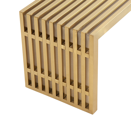 Modernist Bench - Gold Modernist Bench - Gold