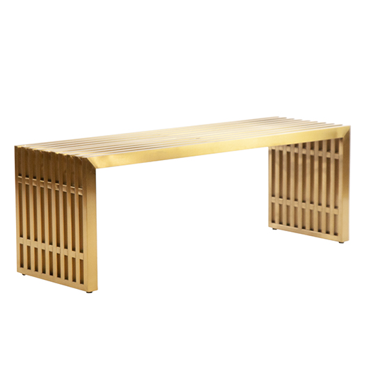 Modernist Bench - Gold Modernist Bench - Gold