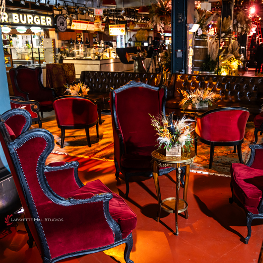 Wingback Chair - Cow Print (2)