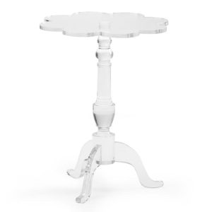 Scalloped Side Table - Acrylic