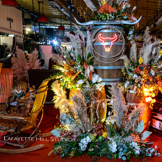 Wingback Chair - Cow Print (2)