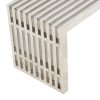 Modernist Bench - Silver Modernist Bench - Silver
